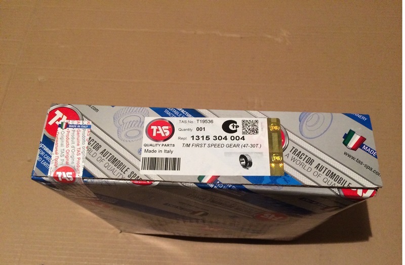 ШЕСТЕРНЯ ПЕРВОЙ ПЕРЕДАЧИ ВТОРИЧНОГО ВАЛА (TAS)